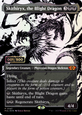 Skithiryx, the Blight Dragon (Serial Numbered) (MUL-147Z) - Multiverse Legends: (Showcase) (Borderless) Foil