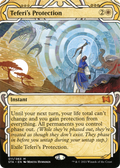 Teferi's Protection (STA-011) - Strixhaven Mystical Archive: (Showcase) (Borderless) Etched Foil