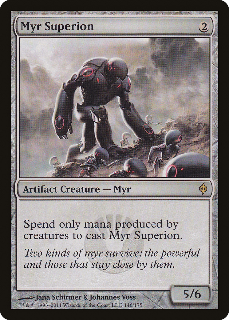 Myr Superion (NPH-146) - New Phyrexia Foil