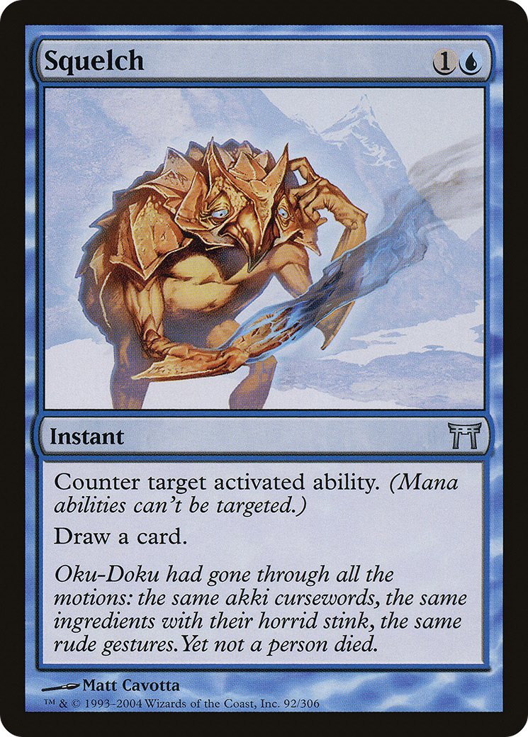Squelch (CHK-092) - Champions of Kamigawa
