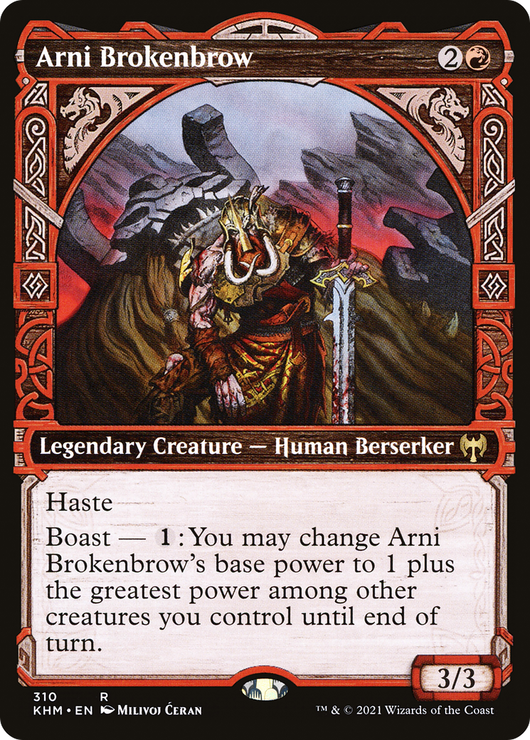 Arni Brokenbrow (KHM-310) - Kaldheim: (Showcase)