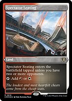 Spectator Seating (CMM-618) - Commander Masters Etched Foil