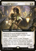 Sungold Sentinel (Extended Art) (MID-332) - Innistrad: Midnight Hunt: (Extended Art) Foil