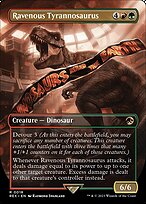 Ravenous Tyrannosaurus (Borderless) (REX-018) - Jurassic World Collection