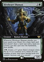 Hiveheart Shaman (Extended Art) (VOW-390) - Innistrad: Crimson Vow: (Extended Art) Foil
