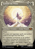 Gandalf the White (Showcase) (LTR-305) - The Lord of the Rings: Tales of Middle-earth: (Showcase) (Borderless) Foil