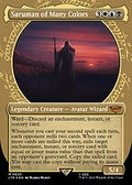 Saruman of Many Colors (Showcase) (Surge Foil) (LTR-820) - The Lord of the Rings: Tales of Middle-earth: (Showcase) (Borderless) Foil