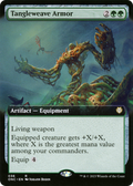 Tangleweave Armor (Extended Art) (ONC-036) - Phyrexia: All Will Be One Commander: (Extended Art)