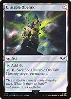 Unstable Obelisk (Surge Foil) (40K-260) - Warhammer 40,000 Commander Foil