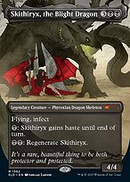 Skithiryx, the Blight Dragon (SLD-1562) - Secret Lair Drop (Borderless)