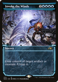Invoke the Winds (Showcase) (NEO-370) - Kamigawa: Neon Dynasty: (Showcase) Foil