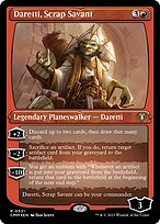 Daretti, Scrap Savant (CMM-531) - Commander Masters Etched Foil