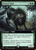 Wicked Wolf (Extended Art) (ELD-374) - Throne of Eldraine: (Extended Art) Foil