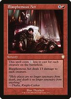 Blasphemous Act (Retro Frame) (BRC-113) - The Brothers' War Commander