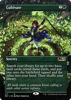 Cultivate (Alternate Art) (M21-317) - Core Set 2021 (Borderless) Foil