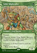 Valley Mightcaller (Showcase) (BLB-326) - Bloomburrow: (Showcase) (Borderless)