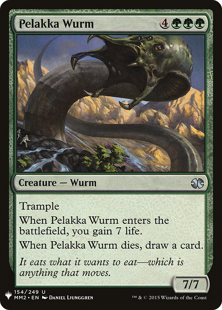 Pelakka Wurm (LIST-MM2-154) - The List