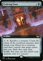 Evolving Door (Extended Art) (SNC-429) - Streets of New Capenna: (Extended Art)