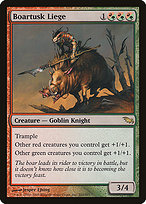 Boartusk Liege (SHM-202) - Shadowmoor Foil
