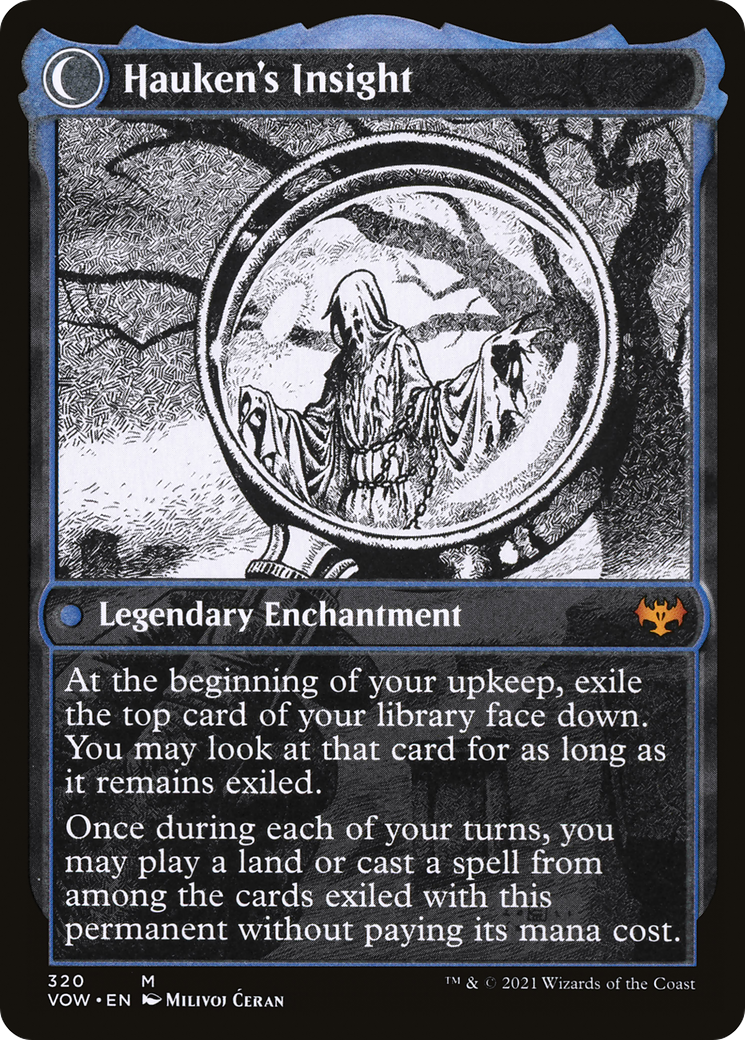 Jacob Hauken, Inspector (Showcase) (VOW-320) - Innistrad: Crimson Vow: (Showcase, Double Faced Transform)