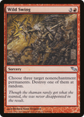 Wild Swing (SHM-108) - Shadowmoor Foil