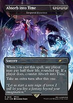 Temporal Extortion (SLD-1859) - Secret Lair Drop / Absorb into Time (Borderless)