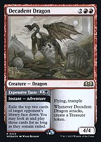 Decadent Dragon (PRE-223) - Wilds of Eldraine Promos Foil
