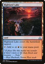 Highland Lake (RIX-189) - Rivals of Ixalan Foil