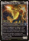 Daxos, Blessed by the Sun (Serial Numbered) (MUL-132Z) - Multiverse Legends: (Showcase, enchantment) Foil