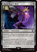 Black Mage's Rod (FIN-090) - FINAL FANTASY Foil