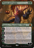 Wrenn and Seven (Borderless) (MID-278) - Innistrad: Midnight Hunt (Borderless) Foil