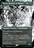 Thrun, Breaker of Silence (Borderless) (ONE-331) - Phyrexia: All Will Be One: (Showcase) Foil