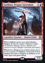 Sarkhan, Dragon Ascendant (PRE-118) - Prerelease Cards Foil