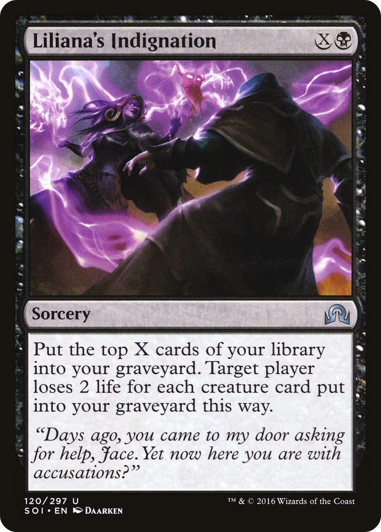 Liliana's Indignation (SOI-120) - Shadows over Innistrad