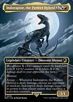 Indoraptor, the Perfect Hybrid (Borderless) (REX-015) - Jurassic World Collection