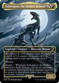 Indoraptor, the Perfect Hybrid (Borderless) (REX-015) - Jurassic World Collection Foil