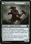 Burly Breaker (MID-174) - Innistrad: Midnight Hunt: (Double Faced Transform) Foil