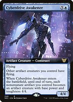 Cyberdrive Awakener (Extended Art) (NEC-048) - Neon Dynasty Commander: (Extended Art)
