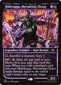 Hidetsugu, Devouring Chaos (Showcase) (NEO-378) - Kamigawa: Neon Dynasty: (Showcase)