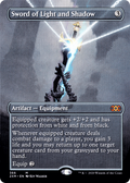 Sword of Light and Shadow (Borderless) (2XM-366) - Double Masters Foil