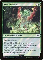 New Horizons (Surge Foil) (40K-218) - Warhammer 40,000 Commander Foil
