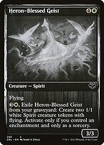 Heron-Blessed Geist (DBL-286) - Innistrad: Double Feature