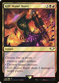 Kill! Maim! Burn! (Surge Foil) (40K-128) - Warhammer 40,000 Commander Foil