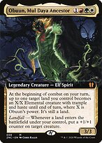 Obuun, Mul Daya Ancestor (Extended Art) (ZNC-008) - Zendikar Rising Commander: (Extended Art) Foil