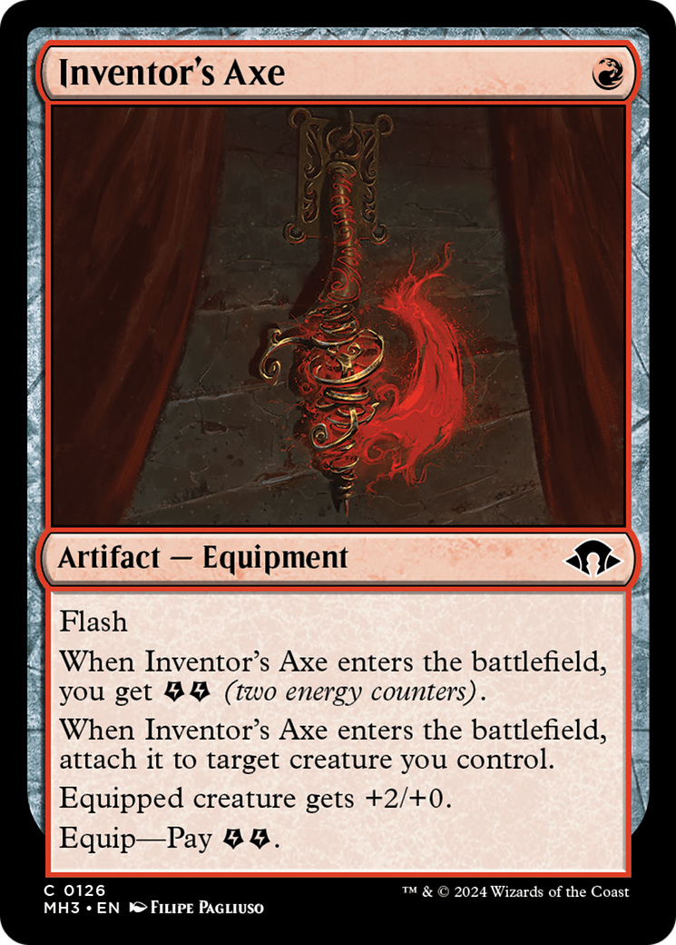 Inventor's Axe (MH3-126) - Modern Horizons 3 Foil