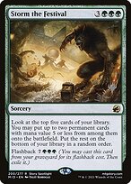 Storm the Festival (PPMID-200P) - Innistrad: Midnight Hunt Promos