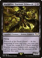 Mortarion, Daemon Primarch (40K-041) - Warhammer 40,000 Commander
