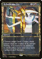 Rebuild the City (Halo Foil) (MAT-222) - March of the Machine: The Aftermath: (Showcase) Foil
