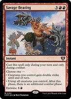Savage Beating (CMM-252) - Commander Masters Foil