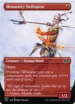 Monastery Swiftspear (Borderless) (2X2-362) - Double Masters 2022